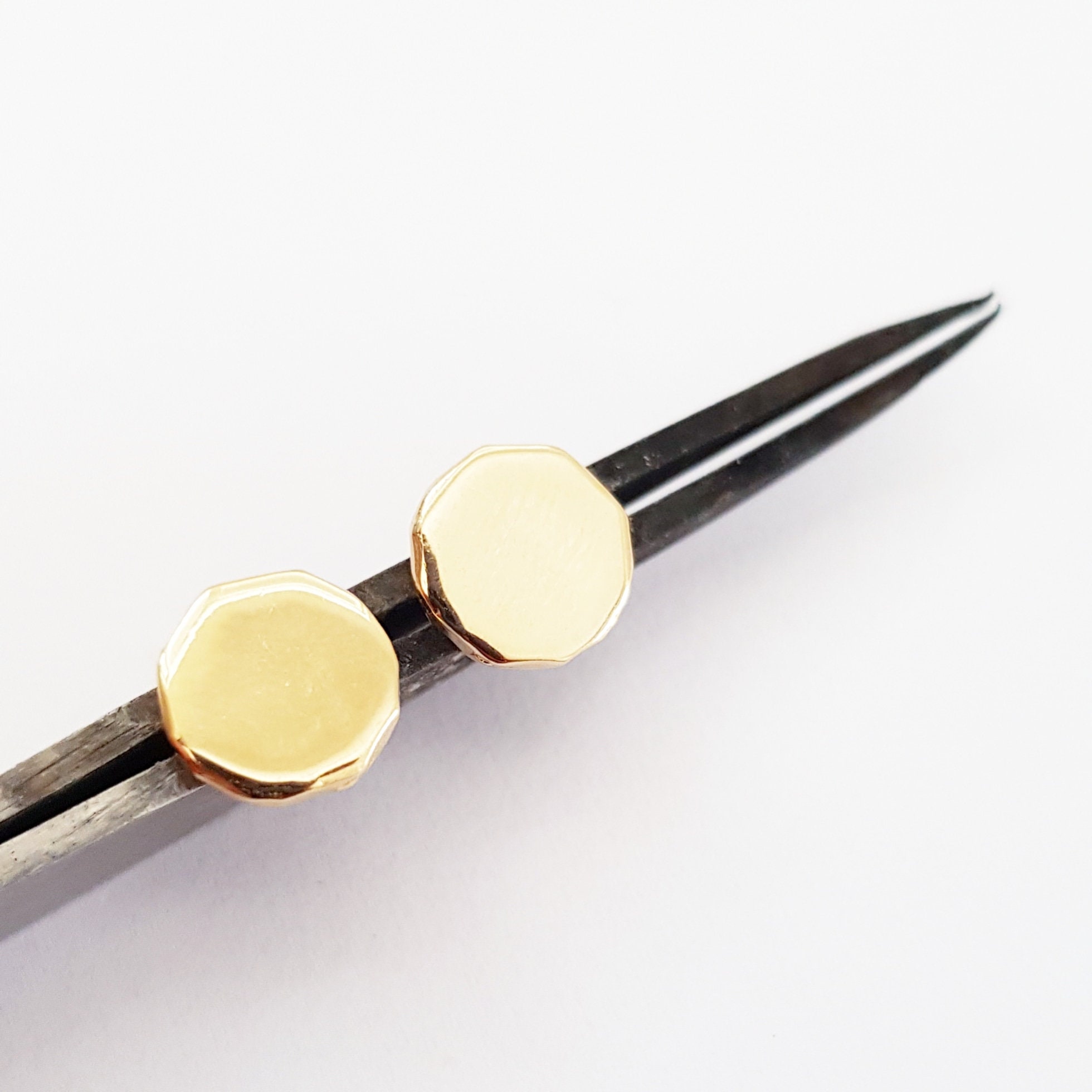 •CLOUD LINA• gold post earrings