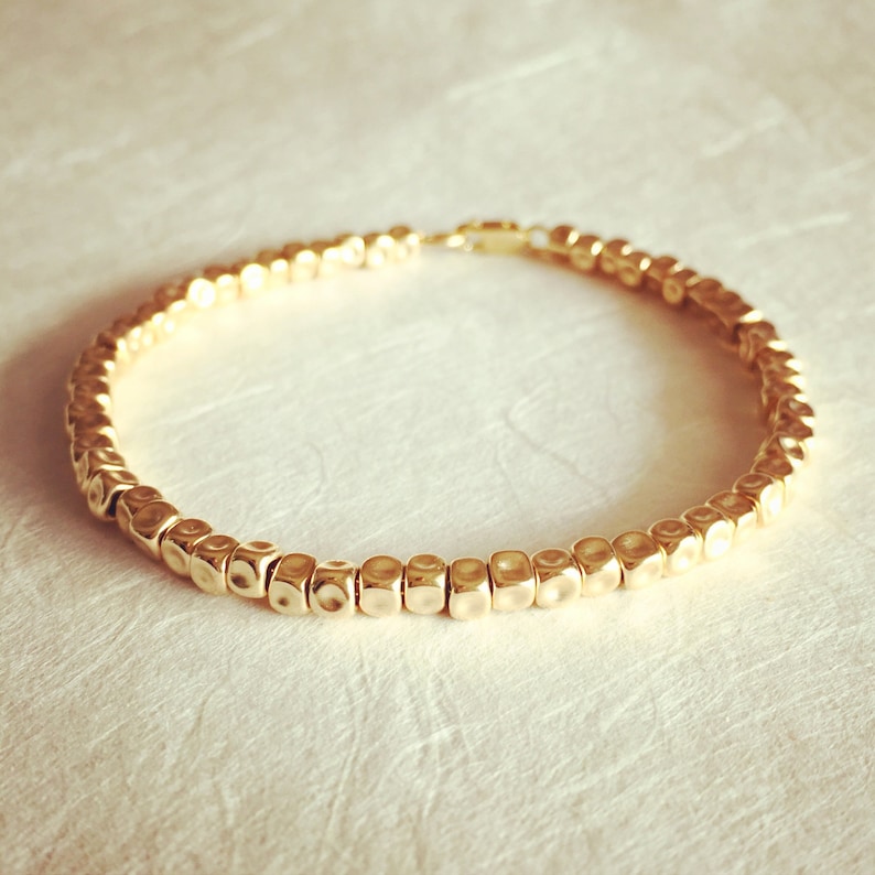 Gold bracelets Gold bracelet set Gold bead bracelets Etsy