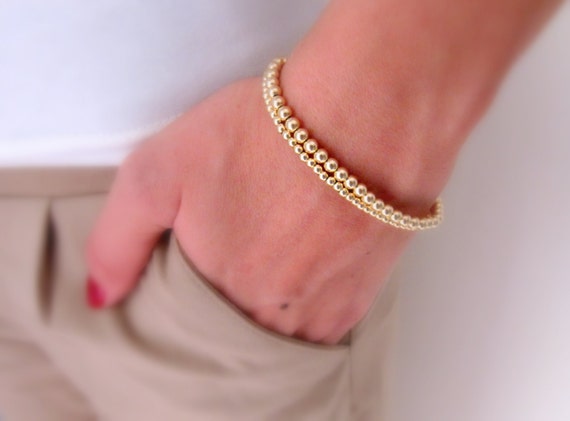 Etsy gold bracelet sale set