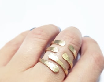 Gold rings for women, Gold ring set, Gold filled rings, Ring for women, Gold stack rings, Gold boho rings, Boho ring set, Stacked ring set