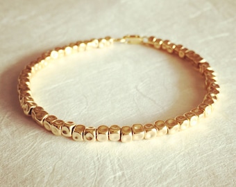 IEFWELL Delicati braccialetti a strati in oro da donna, placcati