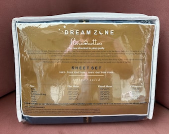 Wamsutta Dream Zone 750 Thread Count Pima Cotton King Sheet Set in Navy Blue (King)
