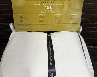 Wamsutta Dream Zone 750 Thread Count Pima Cotton King Sheet Set in White (King)