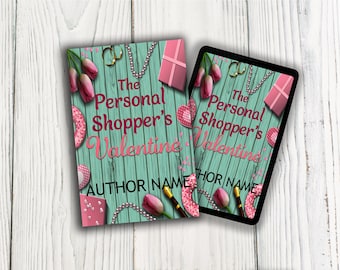 Portada prediseñada para libro ilustrado de San Valentín, diseño de regalo divertido (compatible con KDP, descarga PNG)