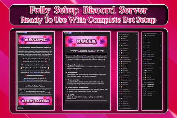 Blush Haven Discord Server: Ready-to-Use Community Hub
