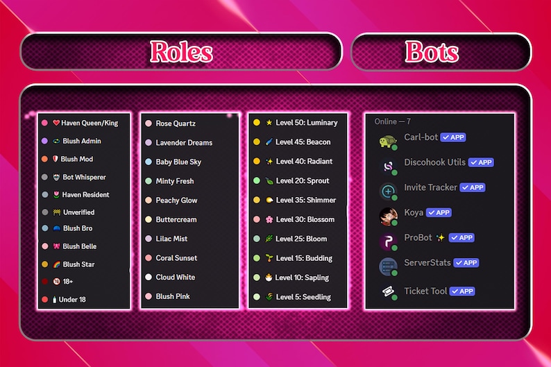 Blush Haven Discord Server: Ready-to-Use Community Hub image 5