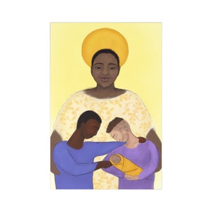 Queer Holy Family Postcards (7 szt.) Boże Narodzenie/Adwent/Święta