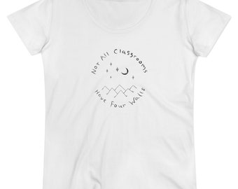 Nicht alle Klassenzimmer... Homeschool Bio Damen T-shirt