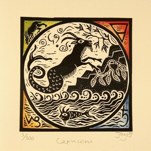 Carte Zodiac capricorne