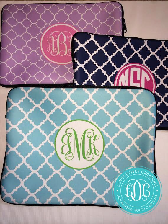 Personalized Laptop Sleeve Monogram Laptop Case MacBook Etsy