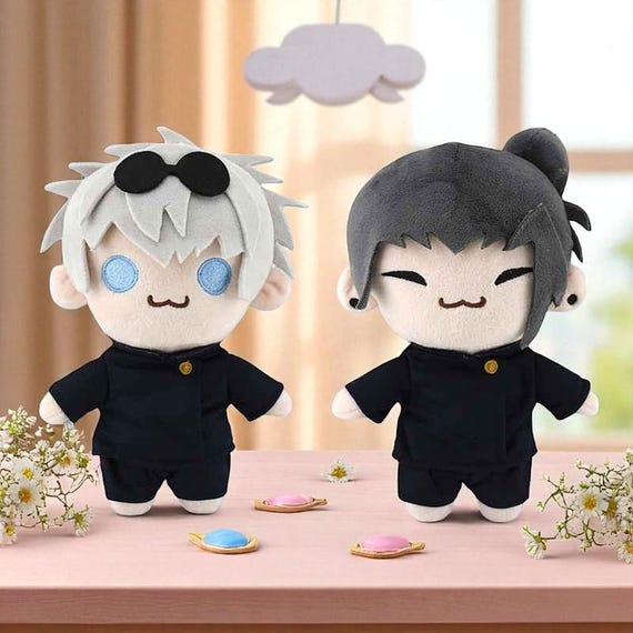 Gojo & Geto Plush Dolls: Jujutsu Kaisen Anime Collectibles