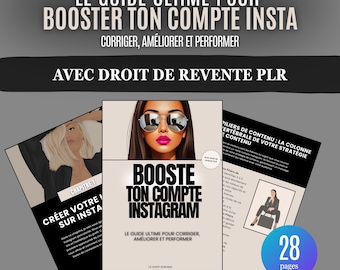 Impulsa tu cuenta de Instagram: Auditoría + Estrategia de Instagram • Ebook PLR para revender
