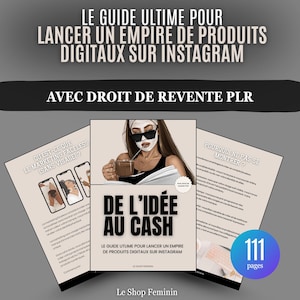 Create & Sell a Digital Product – French Ebook with PLR Rights - Faceless Marketing