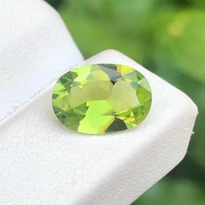 2.45 Cts Green Peridot | Ring Piece | Ready for jewellery