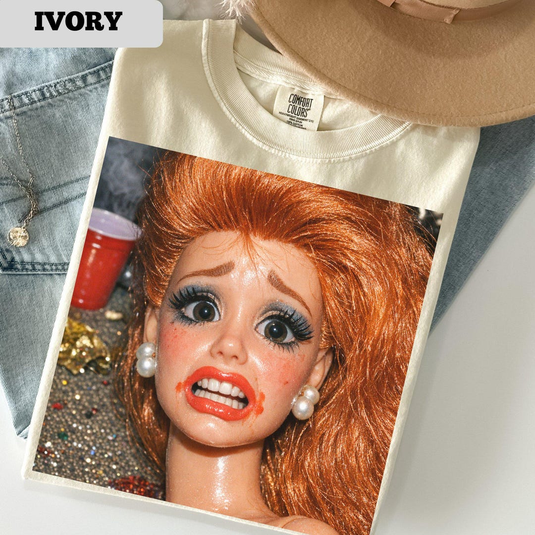 Scared Costume Scared Scared Doll Face Shirt, Horror Movie Fan Tee, Creepy Doll T ...