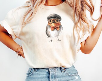Robin Bird Shirt, Robin Tee, Robin T-Shirt, Robin Tshirt, Robin Gift, Robin Bird Apparel, Robin Top, Bird Lover Robin Shirt, Cute Robin Tee