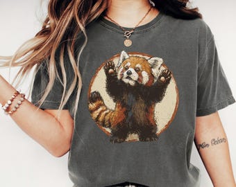 Red Panda Shirt, Red Panda T-Shirt, Red Panda Tee, Red Panda Gift, Cute Red Panda Shirt, Animal Lover T Shirt, Red Panda T Shirt