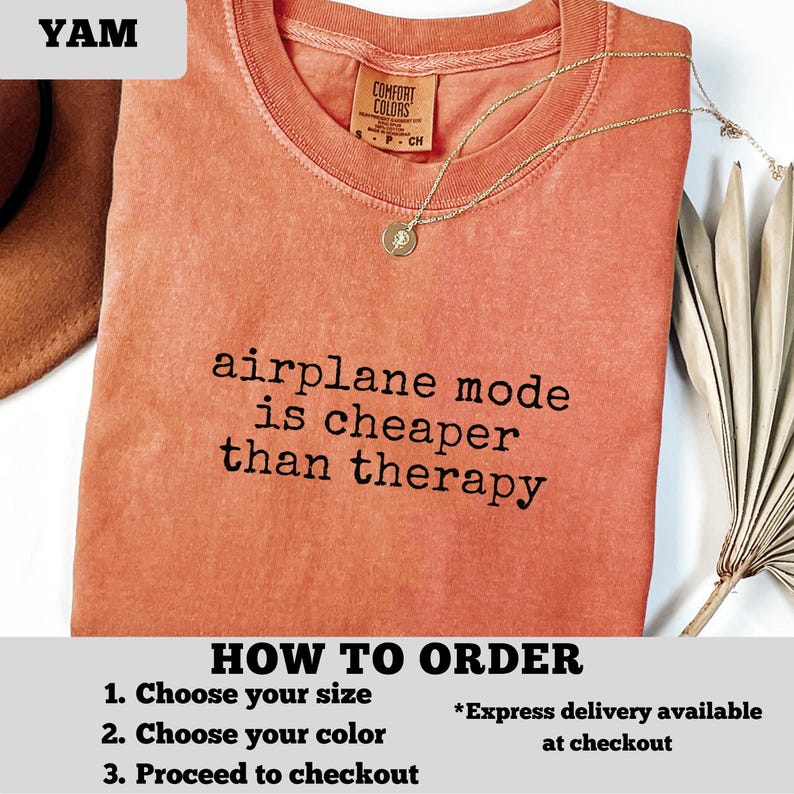 Funny Introvert T Shirt, Airplane Mode Shirt, Introvert Gift Tee, Travel Humor T-Shirt, Quiet Humor Shirt, Introvert Airplane Mode Tee image 6