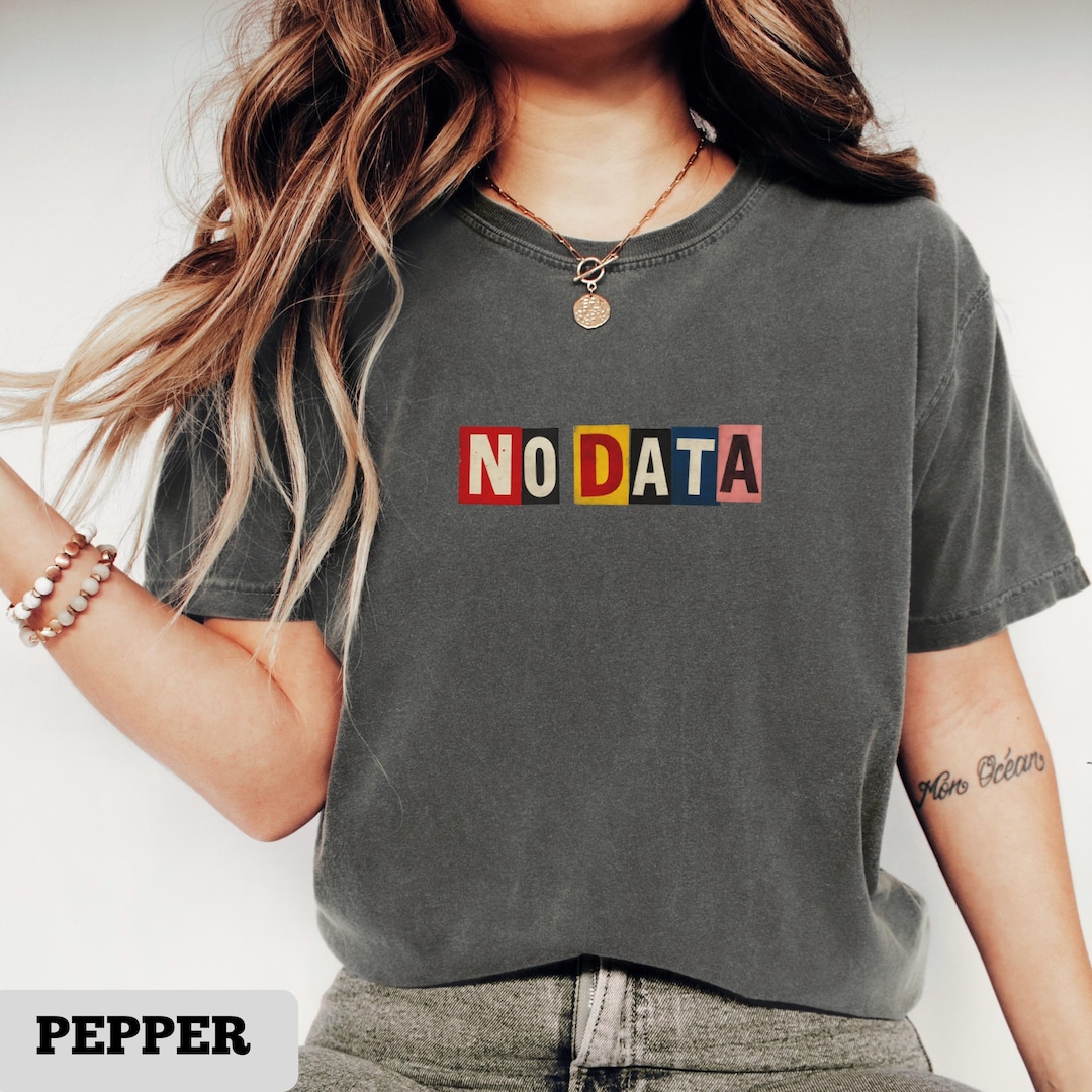 Ransom-note Typography Collage T-shirt, Distressed Cutout Letters ...