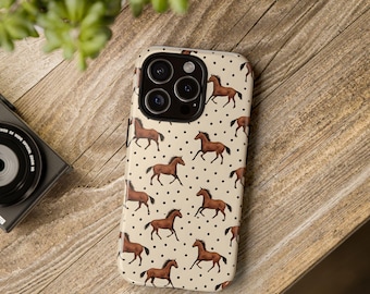 Coque de portable pour chevaux au galop, protection antichoc