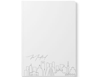 Madrid Travel Journal - Simple Skyline Softcover