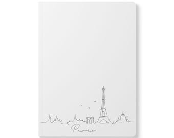 Paris Travel Journal - Simple Skyline Softcover