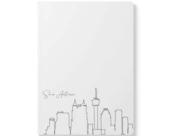 San Antonio Skyline Reisetagebuch - Simple Skyline Softcover