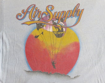 Original AIR SUPPLY 1982 Tour vintage T SHIRT