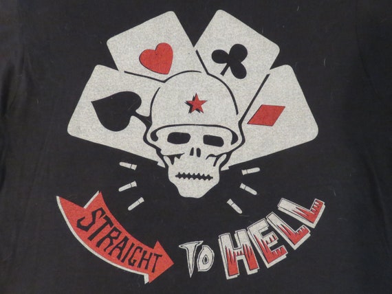 Vintage THE CLASH 80s Tour T SHIRT original concer