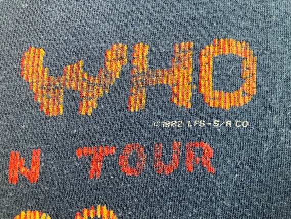 オリジナル THE WHO 1982 ツアー ヴィンテージ T シャツ - Etsy 日本