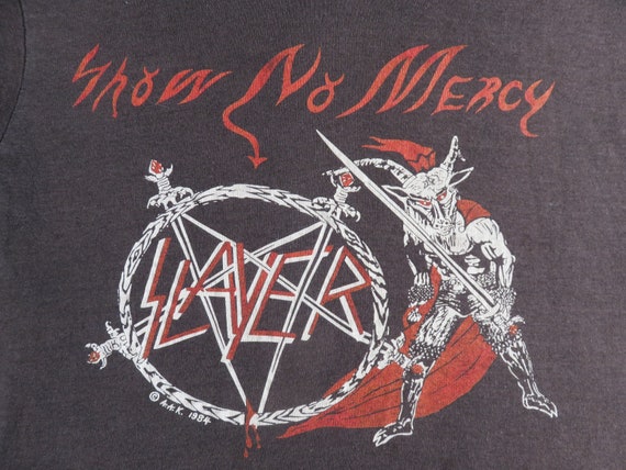 Vintage SLAYER 1985 tour T SHIRT