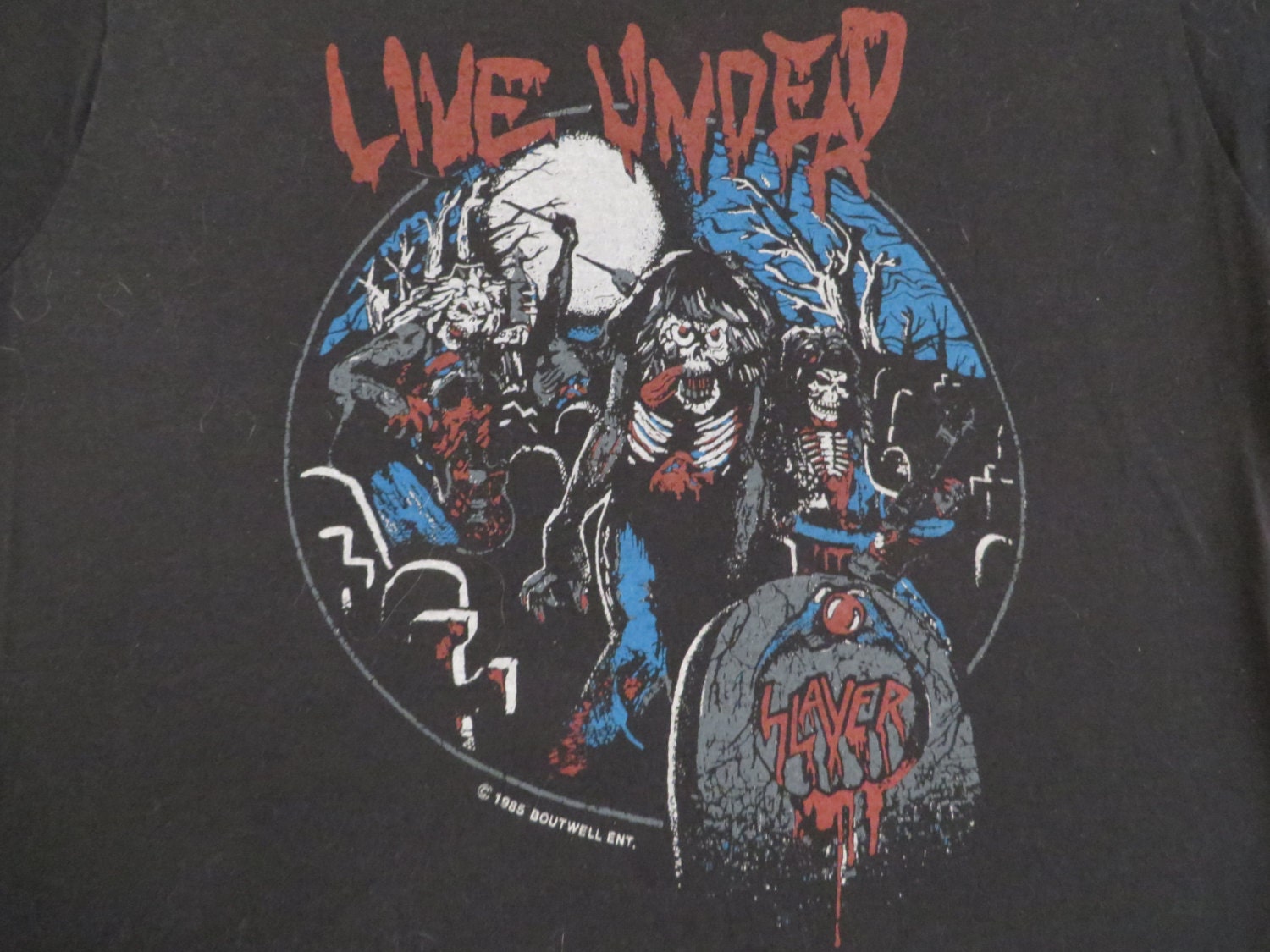 SLAYER】スレイヤー「HELL AWAITS TOUR」Tシャツ スレイヤー 1985