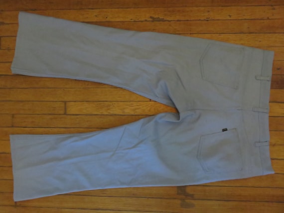 Vintage LEVI'S  STA PREST Baby Blue Pants 37 28.5 - image 2