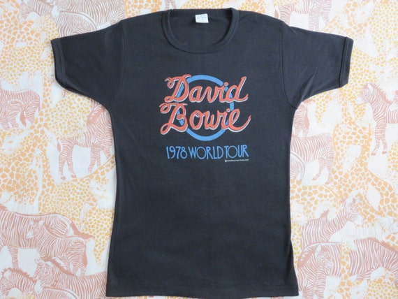 DAVID BOWIE 1978 Tour T SHIRT 