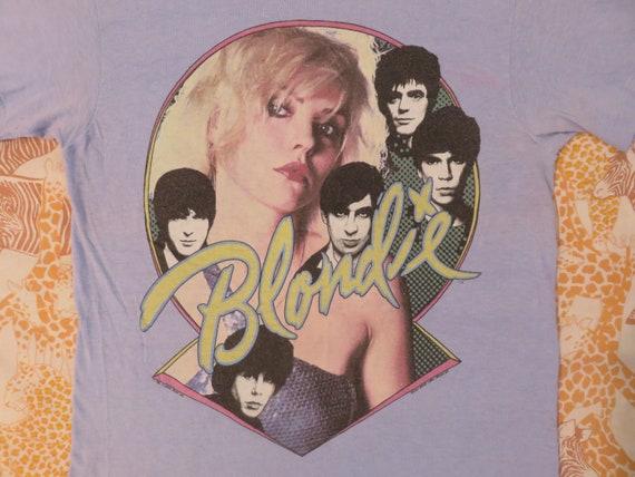 Original BLONDIE vintage 1980 tour T SHIRT