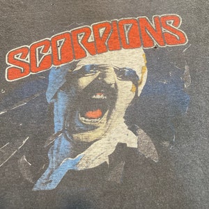 Original SCORPIONS 1982 Tour vintage T SHIRT