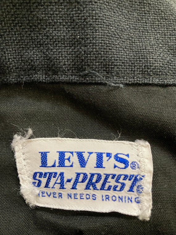 Vintage LEVI'S STA PREST Big E Black Pants 33 X 30 - Etsy Canada