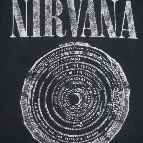 Original NIRVANA distressed vintage SHIRT