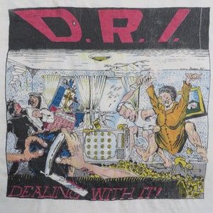 D.R.I 1985 Tour T SHIRT Dri Dirty Rotten Imbeciles - Etsy