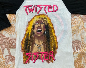 Original TWISTED SISTER 1984 Vintage T SHIRT