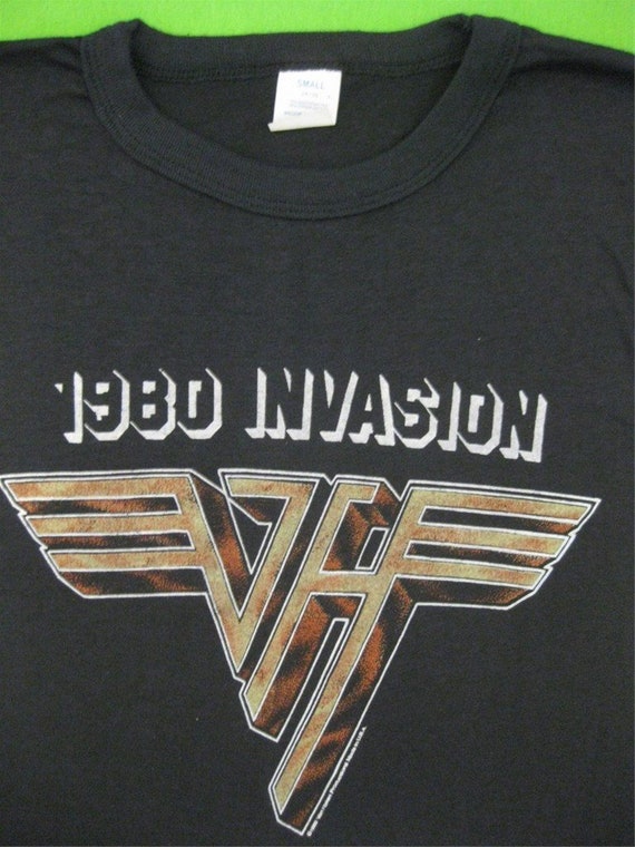 Original VAN HALEN vintage 1980 tour TSHIRT mint s