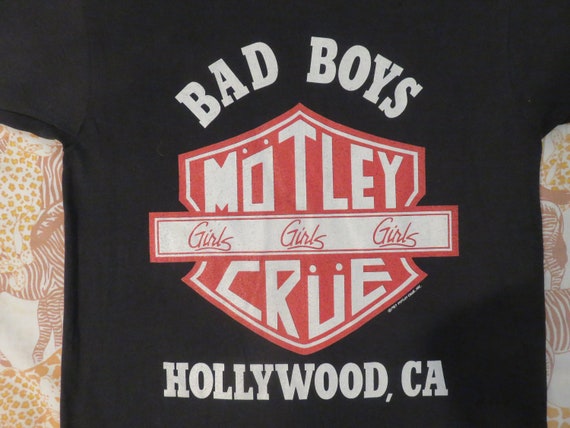 Original MOTLEY CRUE vintage 1987 tour T SHIRT