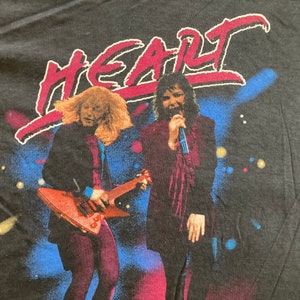 Original HEART 1983 Tour vintage T SHIRT