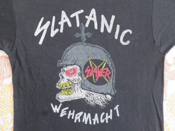 Vintage SLAYER 1985 tour T SHIRT original concert