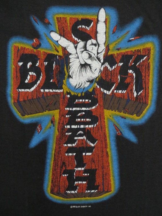 BLACK SABBATH 1981 tour TSHIRT
