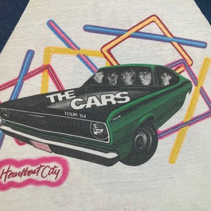 THE CARS 1984 Tour T SHIRT Original Vintage - Etsy
