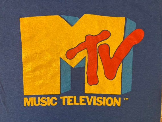 Original 80s MTV vintage T SHIRT - image 1