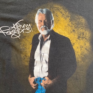 KENNY ROGERS 1989 screen stars T SHIRT Original vintage