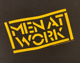 CAMISETA vintage Original para HOMBRES en el trabajo, gira de 1983