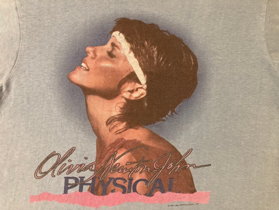 Original Olivia Newton John 1982 Tour vintage T S… - image 1